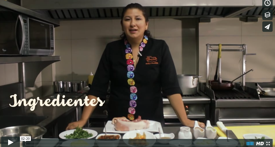CERDO EN SALSA DE AGUAYMANTO