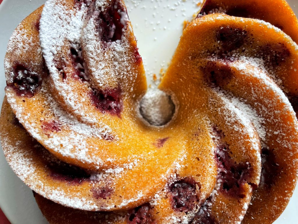 QUEQUE DE LIMÓN Y FRUTOS ROJOS SIN GLUTEN (CON HARINA DE ARROZ)