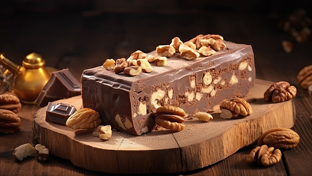 UN POSTRE PARA VARIOS DÍAS Y MATAR EL ANSIA DE DULCE: TURRÓN DE CHOCOLATE HELADO