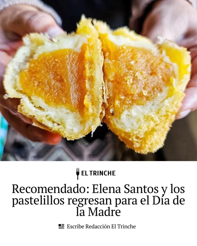 #Recomendación. Para celebrar el Día de la Madre @midulcecia de Elena Santos Izquierdo prepara #pastelillos, hechos con masa de yuca molida y frita. Crujiente por fuera, amable por dentro, este postre tradicional lleva un relleno de camotillo con un toque de naranja. Pueden hacer los pedidos por WhatsApp al 955 415 655 hasta el viernes 9 de mayo.

#dulceríatradicional #díadelamadre #postresperuanos #postrestradicionales #elenasantos #eltrinchecom
