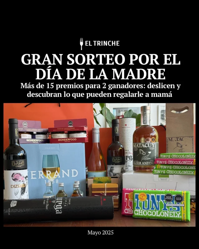 SORTEO CERRADO

Ganadores 🥇@dulzuraspaty y 🥈@agonzalopr 

SorteoDíaDeLaMadre. Celebramos a mamá con un sorteo espectacular lleno de cosas deliciosas:

¿Cómo participar?

1️⃣ Sigue a @eltrinchecom y dale like a este post
2️⃣ Menciona en comentarios a las mamás con las que compartirías el regalo
3️⃣ Comparte este post en tus stories
4️⃣ ¡Listo! Ya estás participando
 
Los dos premios en el post 

📌 Condiciones

Concurso válido para todo el territorio nacional (tener en cuenta que hay productos para recoger del día y otros congelados).

No incluye envío.

El sorteo se realizará el viernes 9 a las 18:00 horas. Los ganadores serán contactados inmediatamente para entregar el premio el sábado en San Isidro, Lima, a partir de las 13:00 horas.

Los ganadores tendrán hasta el sábado 10 a las 09:00 horas para comunicarse con nosotros, de no hacerlo, el premio se entregará al siguiente (puesto 3) en la lista de sorteo.

Los ganadores tendrán que ir a los locales de Dodo Donuts y de Café Cotidiano con sus DNI para recoger sus premios.

ADVERTENCIA: TOMAR BEBIDAS ALCOHÓLICAS EN EXCESO ES DAÑINO