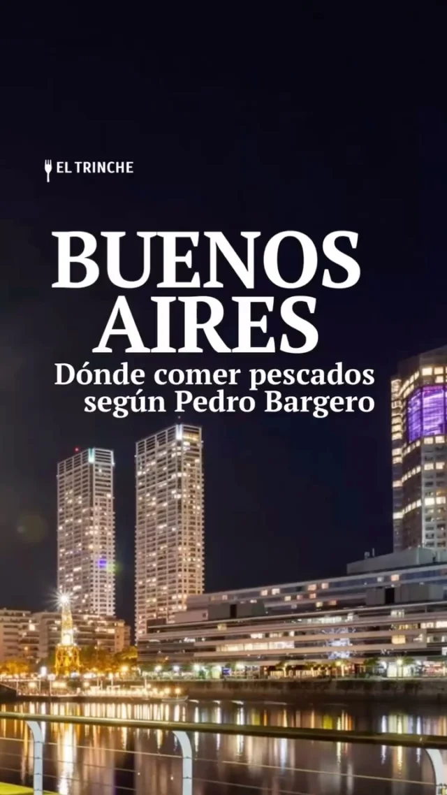 #DóndeCome. Desde Buenos Aires, el chef @pedrobargero nos recomienda sus lugares para comer pescado y nos recuerda que en Argentina no solo se come carne.
 
Escribe @eltrichecom
 
#pedrobargero #cocinaargentina #cocinadepescados #lamar #norimōto #crizia #buri #omakase #costa7070