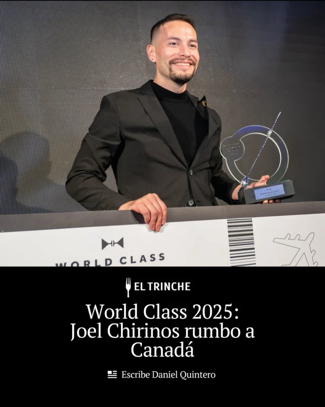 #WorldClass. Tras una jornada de competencia coctelera, donde se convocó 200 bartenders de diferentes ciudades del Perú, la edición nacional del World Class eligió a @joelchirinos de @limaqbar como representante de Perú. Es la tercera vez que Joel gana este certamen, que lo llevará a la final global del World Class en Toronto, Canadá, en setiembre próximo.

📝Escribe @danielquintero

🍴🗞️ Pueden leer la nota completa en www.eltrinche.com.

🔗 Link en nuestros stories o en el link en bio