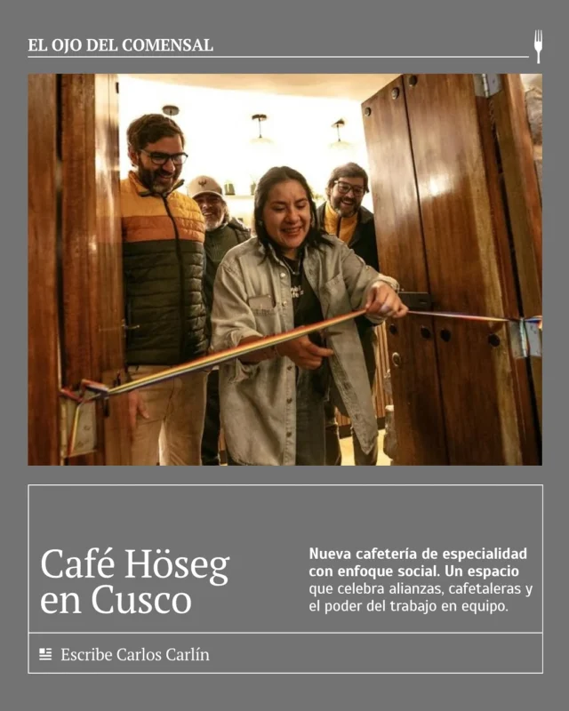 #ElOjoDelComensal. A pocos metros de la plaza de armas de Cusco, @hoseg_sw acaba de abrir su propia cafetería de café de especialidad con enfoque social. Centrado en el trabajo de las mujeres cafetaleras cusqueñas de comunidades vulnerables, este espacio celebra alianzas y el poder del trabajo en equipo.

📝Escribe @carloscarlinof

🍴🗞️ Pueden leer la nota completa en www.eltrinche.com.

🔗 Link en nuestros stories o en el link en bio
